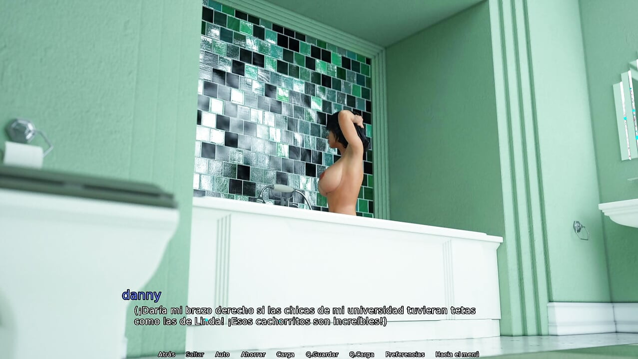 The fantasy of a milf who wanted me to shove my cock up her ass in the bathroom has just come true - Milfy city 13