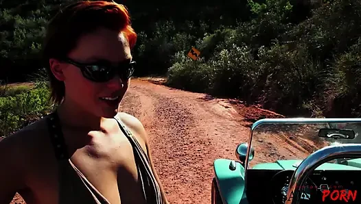 Jayme Janes Heats Up The Desert With Sex And Cum Swallowing