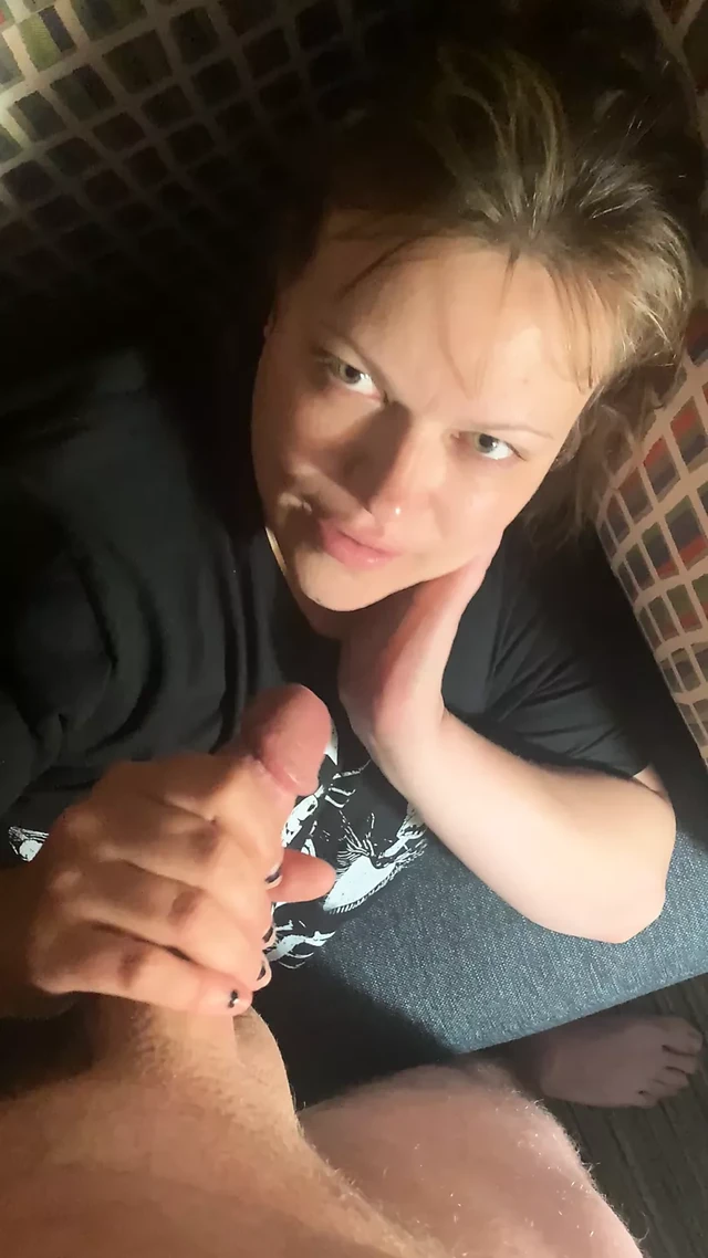 Sucking his dick