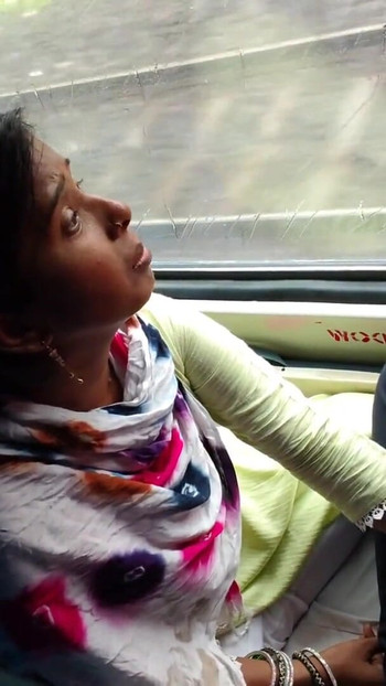 Must-see moment from "Village desi bhabhi sex - An unknown man came and sat on Bhabhi's seat and enjoying sexi moment -"
