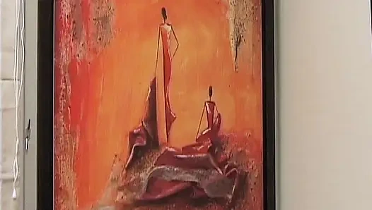 Ngajak cewek binal perancis ngentot dua kontol sebelum dicrot di muka