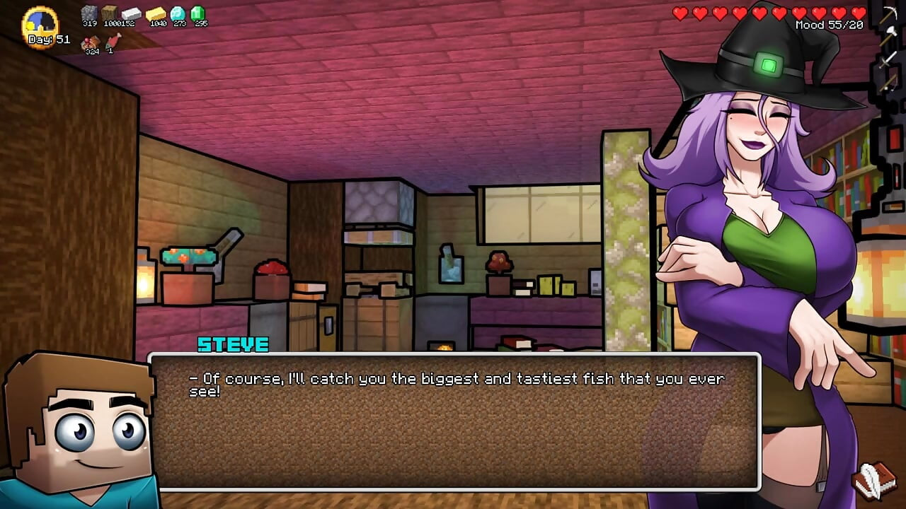Minecraft Napaljeni zanat - 16. dio - Napaljena vještica puši kurac od Loveskysanhentai