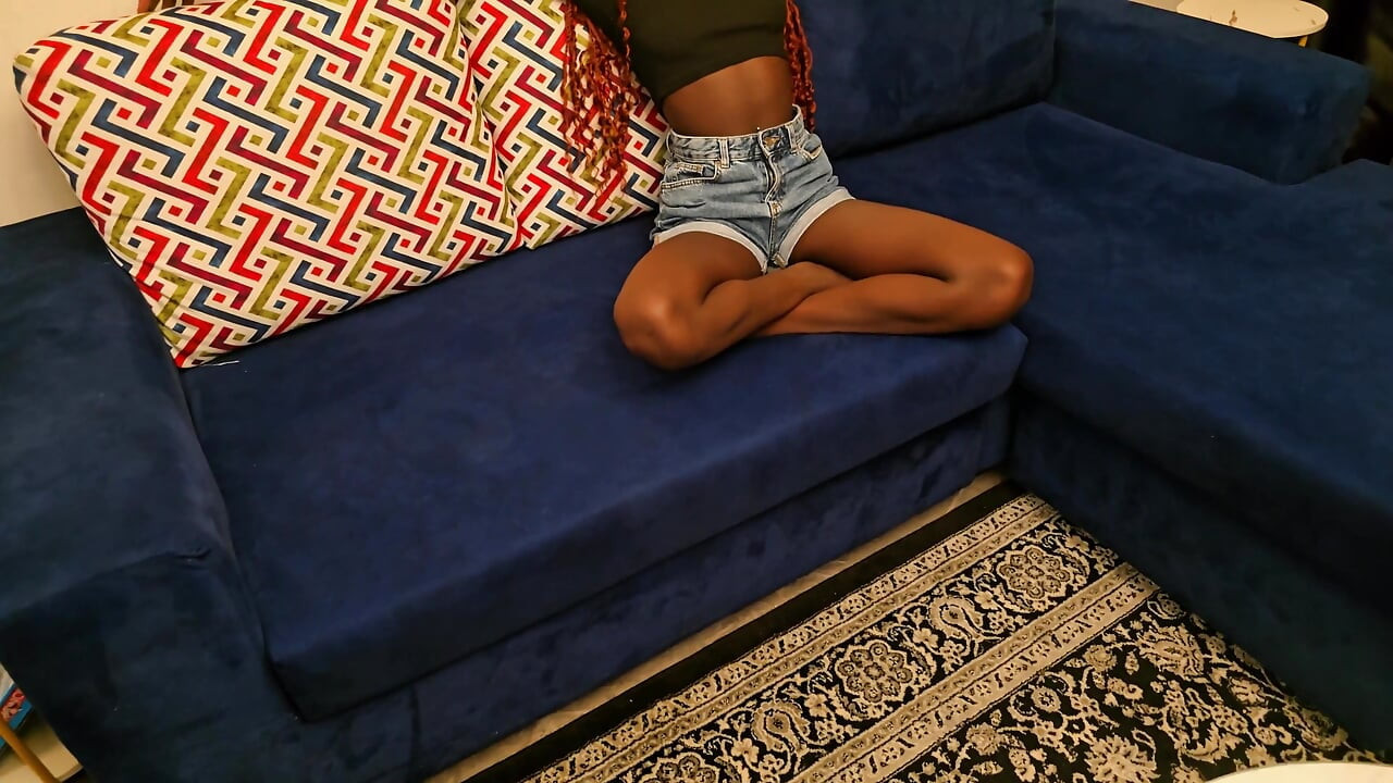Fucking My Ebony Model Girlfriend and Cum on Her Face