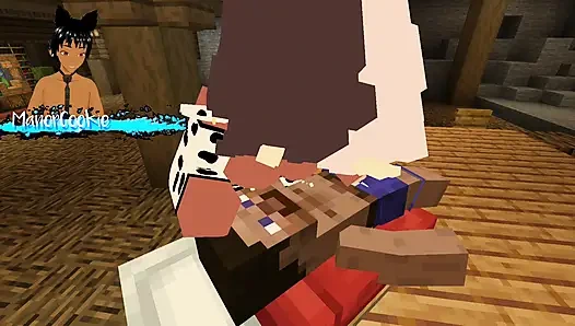 Minecraft Sexcraft The Jenny Mod  - Seeing what Cassie has to offer with her massive tits