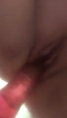Suction dildo fuck