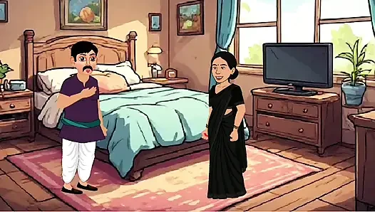 Cheating housewife with her bestfriend and her husband