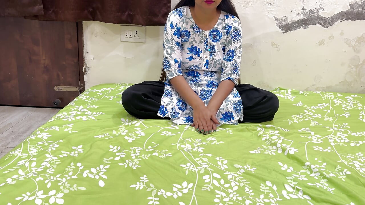 Aunty caught her nephew and seeing him sad, she had a lot of fun with him in desi style.