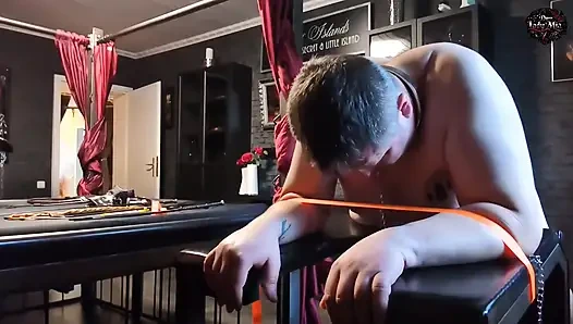 DomLady Mia - Наказание террора для раба - наказание на кресте и на тресте наказания - часть 4