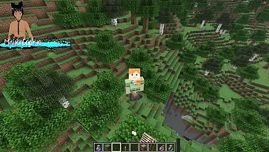 Minecraft mod Needs of Nature - steve dan alex lagi asik masturbasi memamerkan beberapa fitur! Seperti Air Mani!