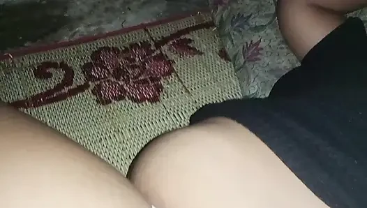 Disturbing my mother-in-law who was relaxing