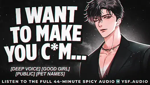 Daddy Controls Your Toy IN PUBLIC  (Audio Erotica For Women)