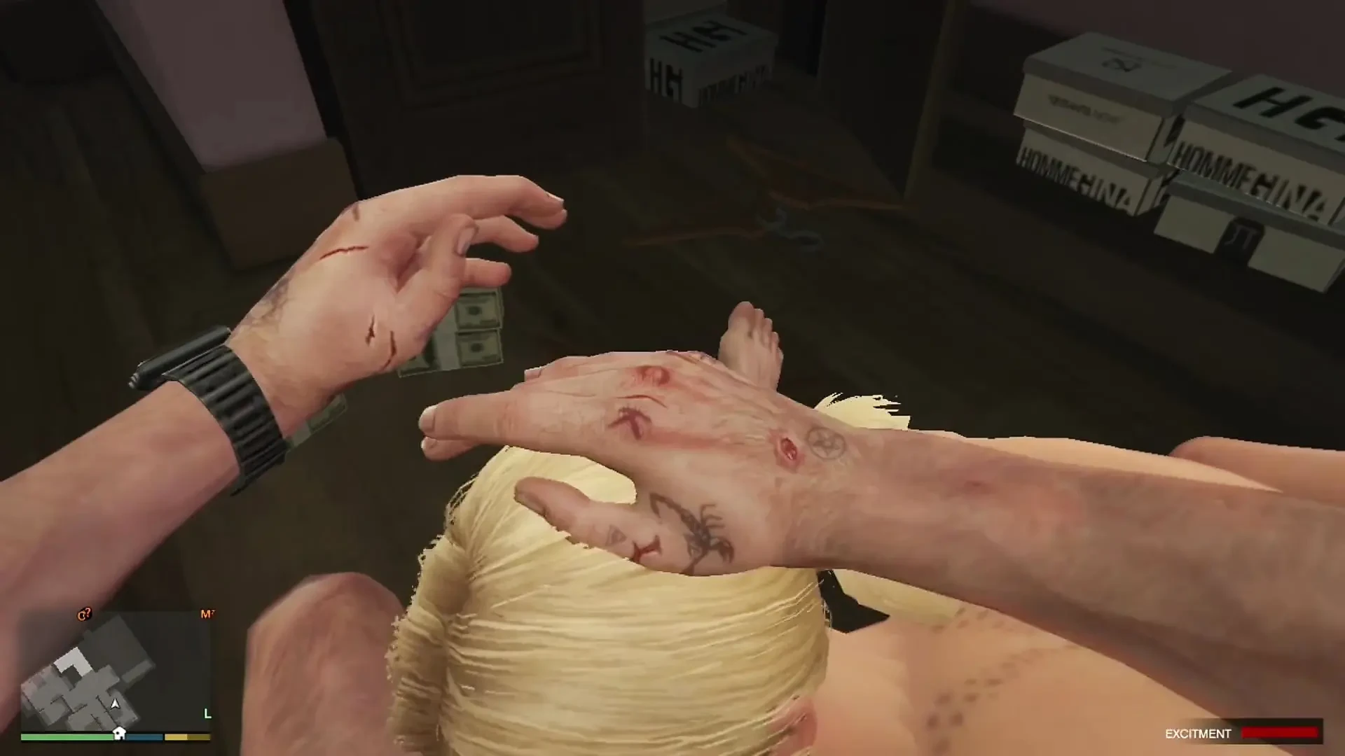 Sugar Daddy Trevor and Sugar Baby Tracey have sex in her room while homealone