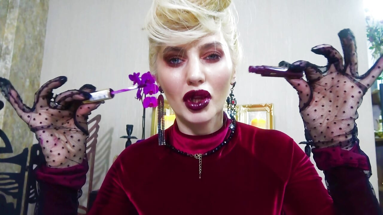 enslaved by  lipstick  kisses