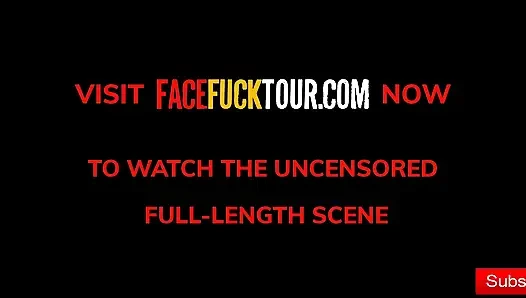 MASSIVE NATURAL TITS Latina Sloppy Deep Throated POV By Huge White Dick