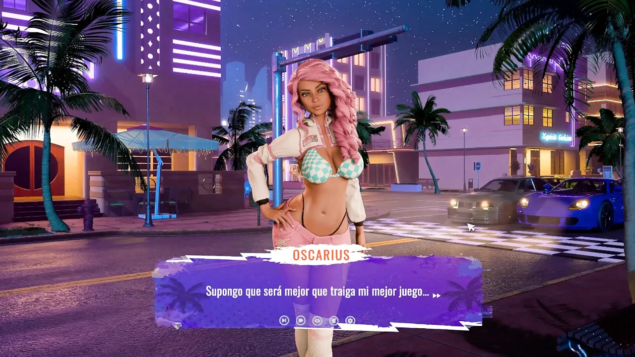 car races, girls, sex there is everything