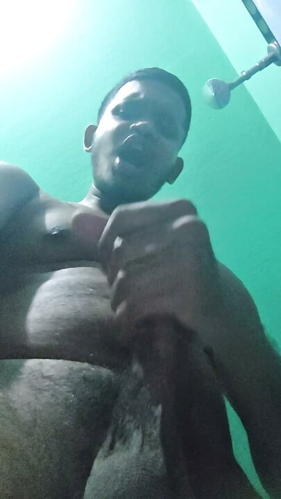 Indian boy sexy cock bathroom nude show