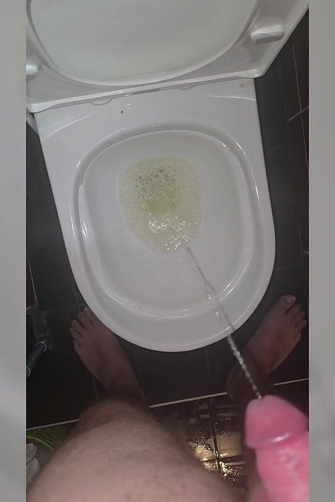 Jimbob Pissing in Toilet