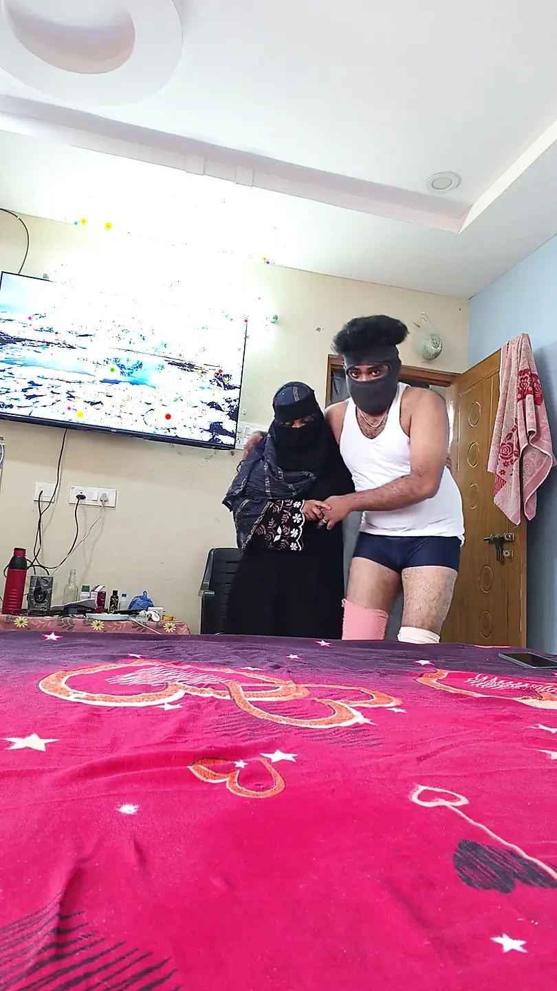 Indian muslim telugu girl with patien