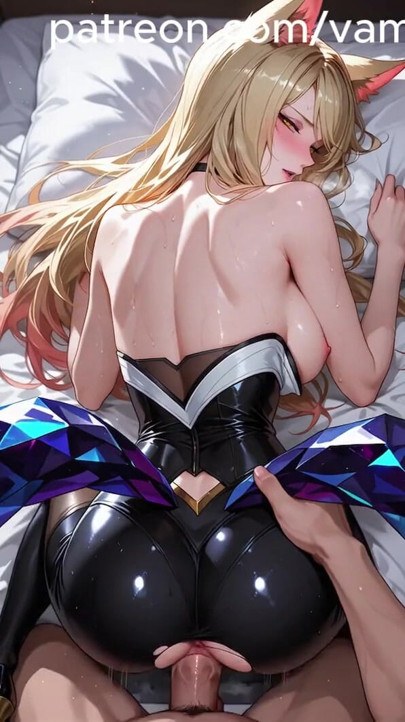 KDA ahri hentai animation | Clip 2
