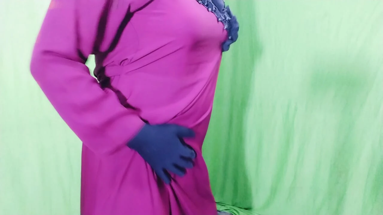 India hermosa pareja musulmana hijabi sedienta de follar