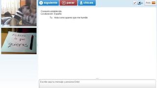 Cumpliendo ordenes en CHATROULETTE