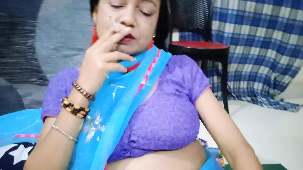 Desi bhabhi drink alcohol and smoke cigarette, and enjoy sex,hot pussy, boobs,nippal, clit.