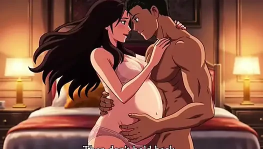 Sensual Pregnant Oil Massage Turns Passionate Husband Worships His Glowing Pregnant wife