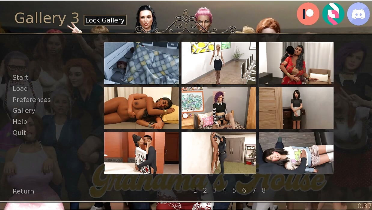 Grandma's House - G'smh - Gameplay - Roleplay - MILF Fucks Her Tenant Boyfriend Besides Her Husband