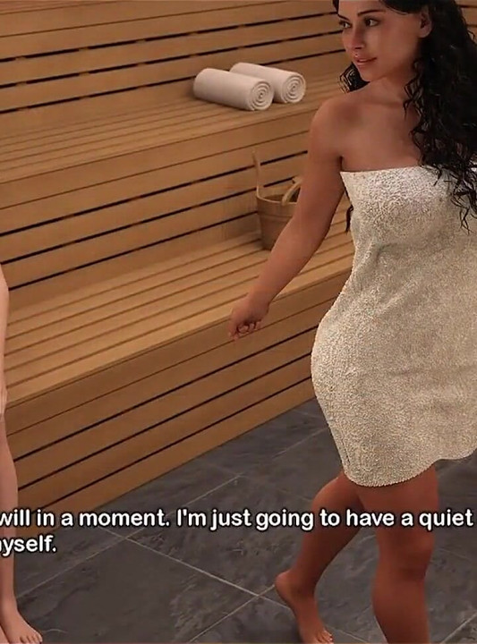 My Bimbo Dream - Fake Tits MILF Gets Horny Inside of Sauna