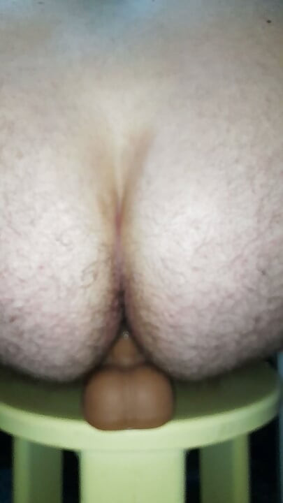 Double penetration two big dildos all the way down smashing my ass in close-up follow me and enjoy