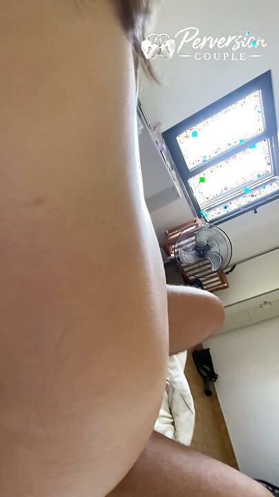 I played with my cock, and my stepsister couldn't help herself when she saw it