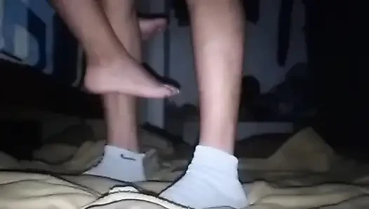 Mükemmel vücuda sahip güzel okul kızı