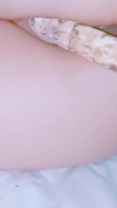 Captivating moment from "Horny GIRL in the SPA can't Wait for 2 Minutes & Ends Masturbating with her GLASS DILDO"