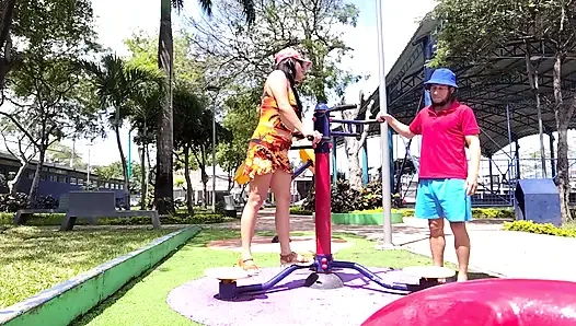 Park Stranger Seduction: Stunning Latina MILF Takes Him Home for a Wild Encounter