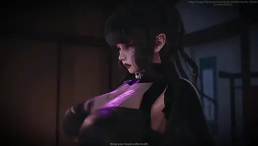 B035 Shrinking Man Gets Swallowed by Asian Beauty's Pussy