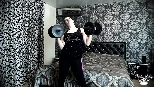 Поимей мой последний челенж по поднятию тяжестей! Более 50 раз за упражнения