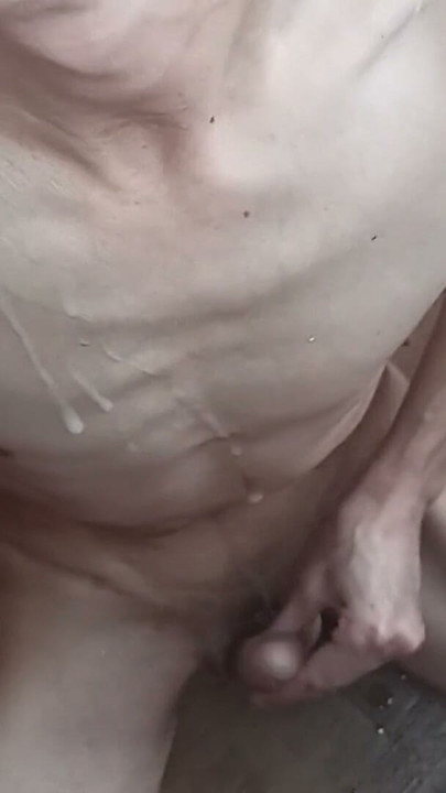 Filled with cum sissy right on the floor! Hot gay ! | Clip 1