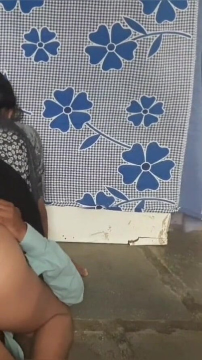 Captivating moment from "The father-in-law made the son's housewife ride his cock and made a horse and fucked the"
