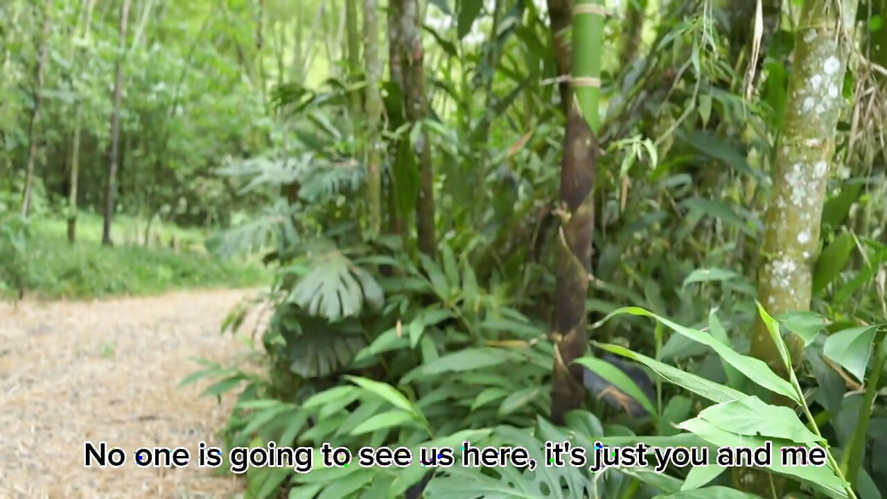 I'm going on a trip and get fucked by a stranger in the forest!