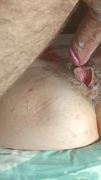 Iconic moment from "Delicious home sex of an amateur couple. Rich hairy vagina"