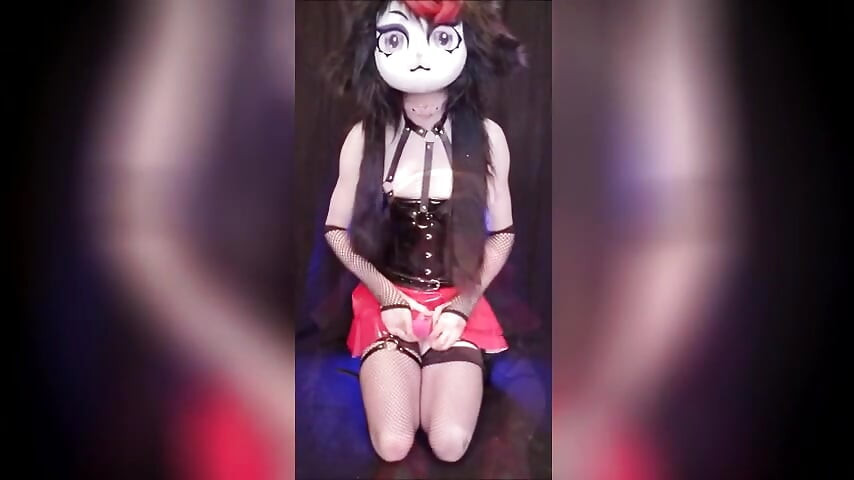 O gagică mare în strălucire pentru curul lui Kigurumi Furry Nyras