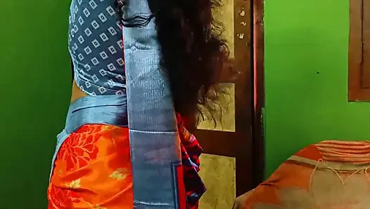Ammu After Bath Dress Changing Showing Boobs