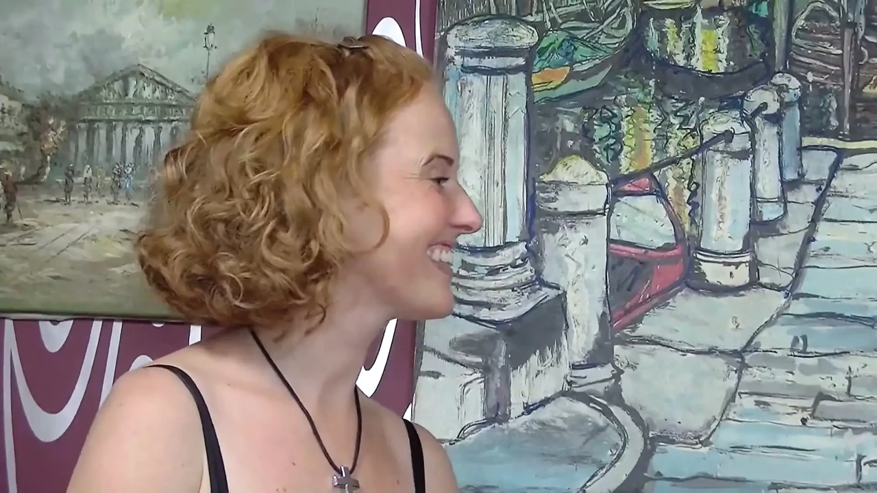 Cute blonde mature gets cum on her face