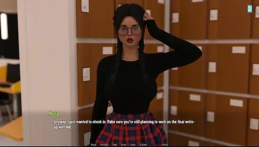 Üniversite günleri 22 Bayan Nelson'ın başı büyük belada - Rose yarağımı onun derinliklerinde seviyor