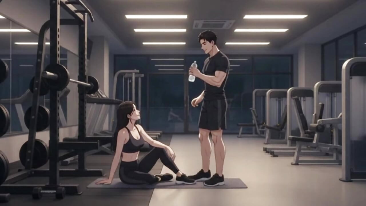 Treinamento particular tarde da noite vira intimidade e foda