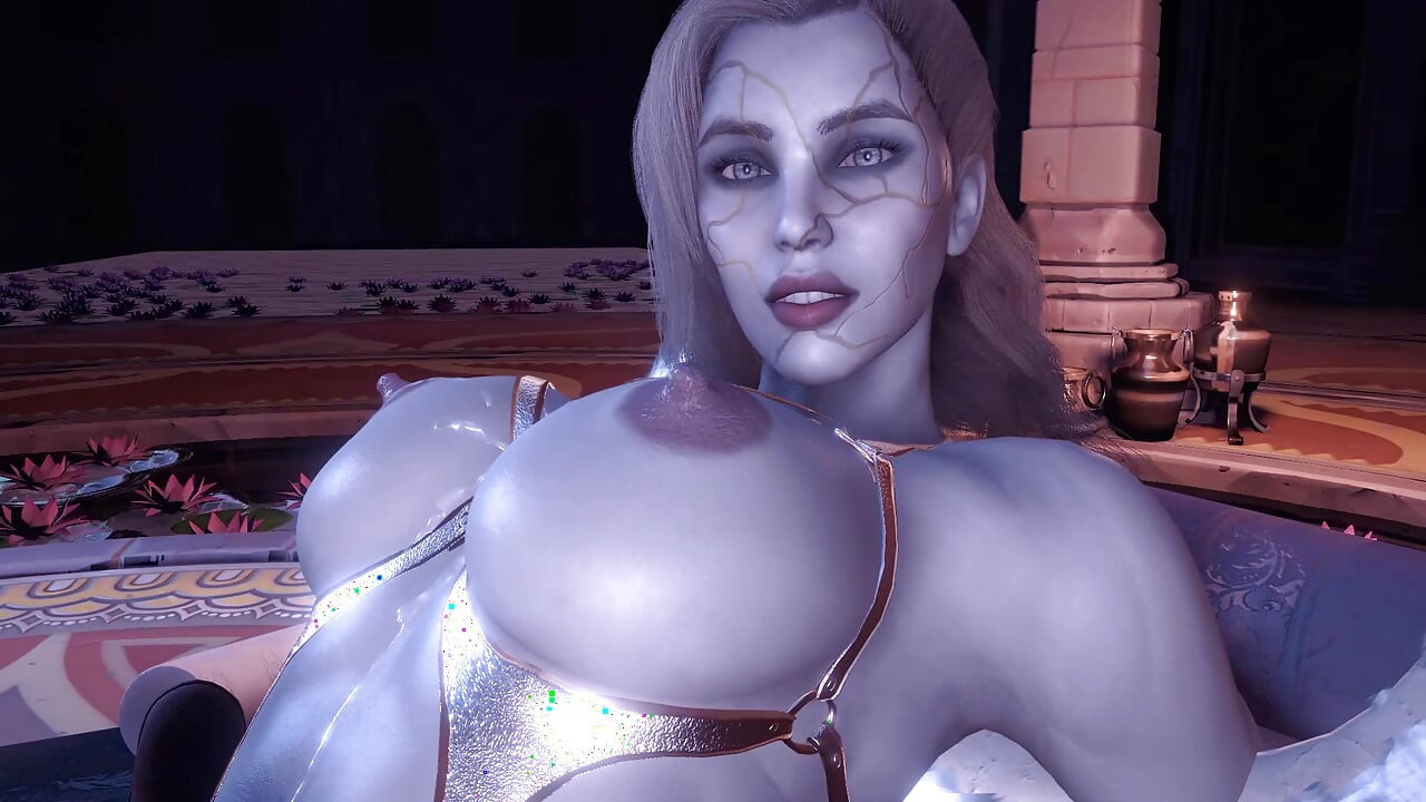 Horny Angel Riding Thick Human Cock
