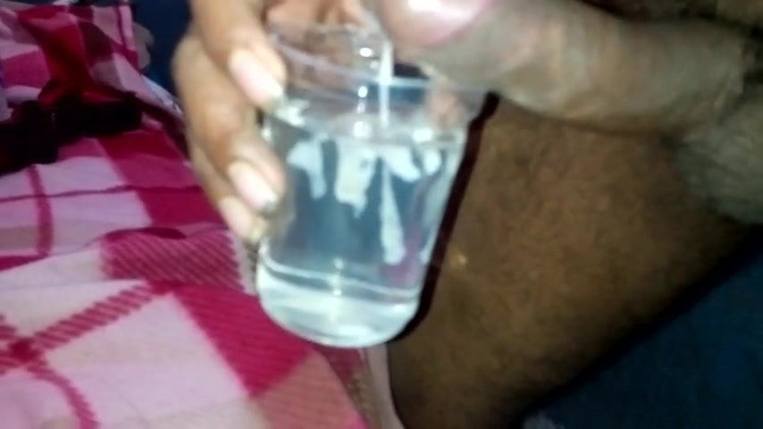 cum in water