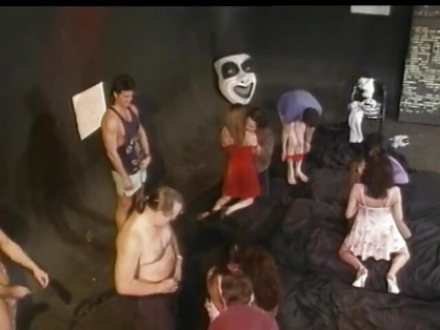 Horny bitches slammed in hardcore orgy