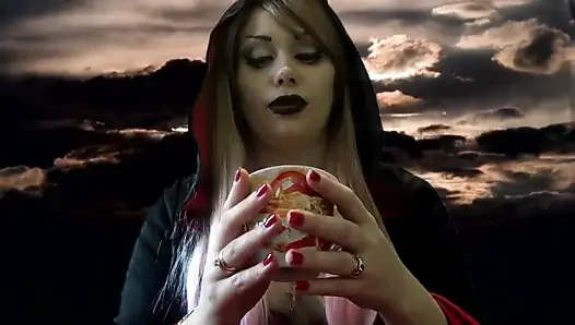Evil Giantess vampire will do a little bit more holes in your tiny body