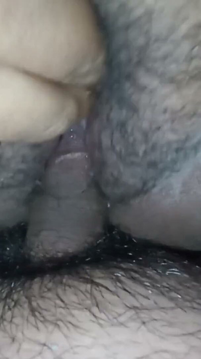 Fucking my sister-in-law's chubby and hairy pussy | Clip 1